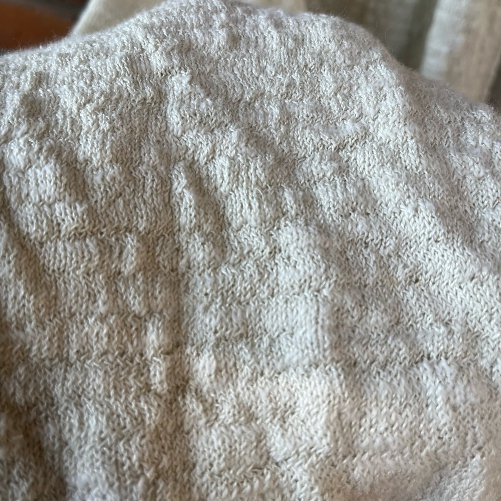 Eileen Fisher Linen Cotton Blend Hooded Cardigan Sweater Size XL - Picture 3 of 7